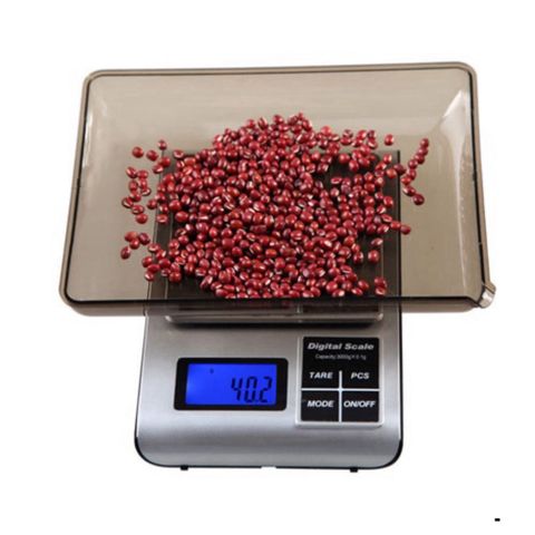 Cân Điện Tử Tiểu Ly Bỏ Túi 5KW - Cân Chính Xác 0.1G Đến 3KG, Chức Năng Trừ Bì, Đơn Vị Đo Đa Dạng, Thiết Kế Sang Trọng