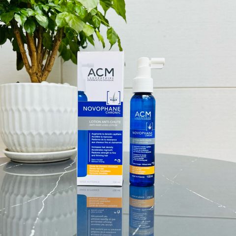 Xịt Chống Hói Novophane ACM 100ml - Giải Pháp Chống Rụng Tóc, Kích Mọc Tóc Dày Khỏe, Cho Da Đầu