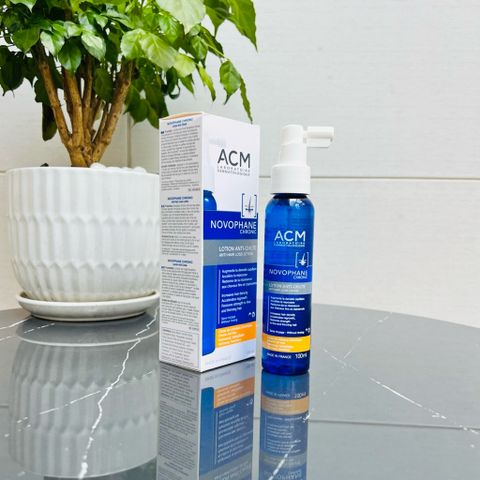 Xịt Chống Hói Novophane ACM 100ml - Giải Pháp Chống Rụng Tóc, Kích Mọc Tóc Dày Khỏe, Cho Da Đầu