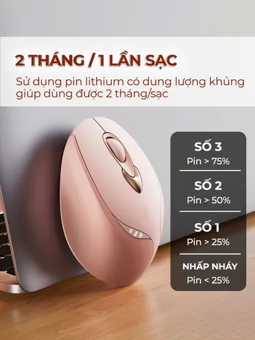 Chuột Không Dây BAK INPHIC M8 PLUS Cute Hồng Silent Chống Ồn, Sạc Pin USB, Kết Nối Mượt Mà, Thiết Kế Sang Trọng, Phụ Kiện Máy Tính Ép Phong Cách