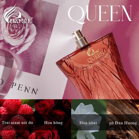 Nước Hoa Nữ Charme QUEEN 100ML - Hương Hoa Cỏ Trái Cây Sang Trọng, Quyến Rũ, Độc Đáo, Duy Trì Lưu Hương Lâu 7-12 Giờ