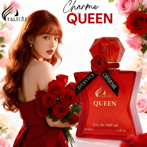 Nước Hoa Nữ Charme QUEEN 100ML - Hương Hoa Cỏ Trái Cây Sang Trọng, Quyến Rũ, Độc Đáo, Duy Trì Lưu Hương Lâu 7-12 Giờ