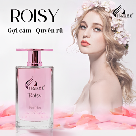 Nước Hoa Nữ Charme ROISY 100ML - Hương Hoa Cỏ Quyến Rũ, Sang Trọng và Tươi Mát - Duy Trì Độ Lưu Hương Lâu Dài