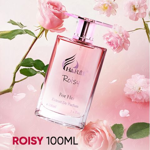 Nước Hoa Nữ Charme ROISY 100ML - Hương Hoa Cỏ Quyến Rũ, Sang Trọng và Tươi Mát - Duy Trì Độ Lưu Hương Lâu Dài