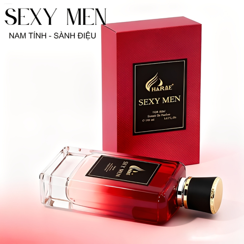 Nước Hoa Nam Charme Sexy Men 100ml - Hương Dịu Dàng, Quyến Rũ, Tinh Tế, Hương Hoa Phong Lữ và Vanilla