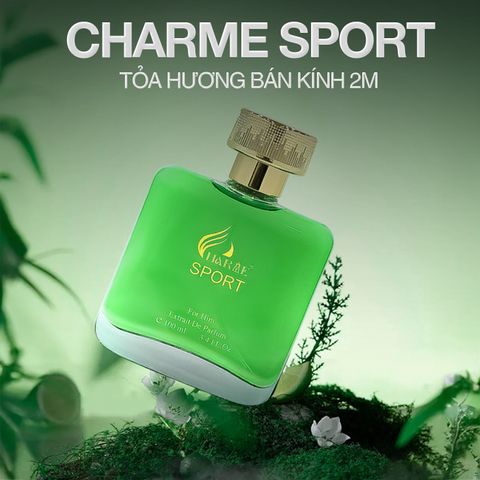 Nước Hoa Charme SPORT 100ML - Hương Gỗ Cay Nồng Nam Tính, Tươi Mát Dành Cho Người Yêu Thể Thao, Lịch Lãm, Đầy Năng Lượng
