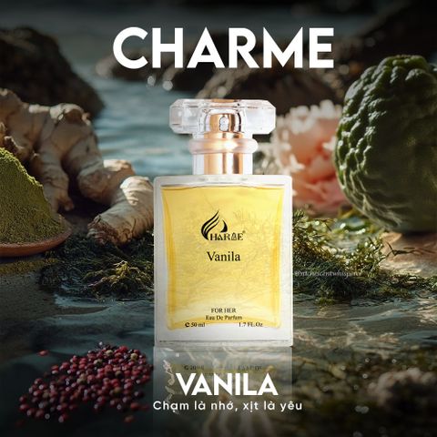 Nước Hoa Nữ Charme Vanila 50ML - Hương Ngọt Ngào, Phong Cách Nữ Tính, Lưu Hương Lâu, Quà Tặng Tuyệt Vời.