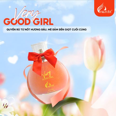 Nước hoa nữ Charme Very Good Girl 100ML - Hương ngọt ngào, quyến rũ với trái cây mọng nước và hoa hồng, quà tặng hoàn hảo cho phái đẹp