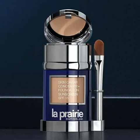 Kem Nền La Prairie Skin Caviar Concealer Foundation SPF 15 30ml Tone NC20 - Che Khuyết Điểm Hoàn Hảo, Dưỡng Ẩm và Bảo Vệ Da