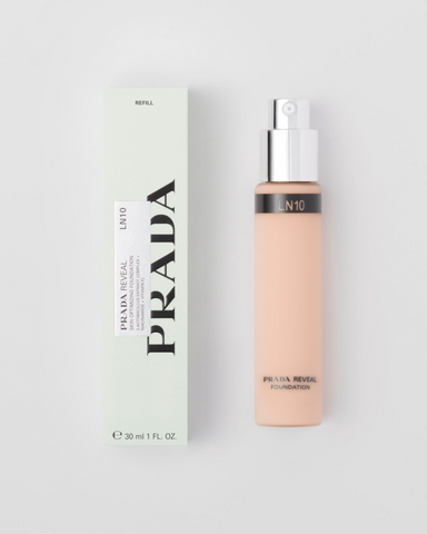 Kem Nền PRADA Reveal Skin Optimizing Foundation #LN10 Light Neutral - Kem Trang Điểm Cao Cấp Chính Hãng, Lớp Nền Hoàn Hảo Rạng Rỡ