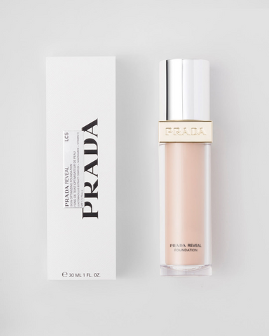 Kem Nền PRADA Reveal Skin Optimizing Foundation #LC5 Light Cool - Kem Trang Điểm Cao Cấp Dưỡng Ẩm, Bền Màu Suốt Ngày
