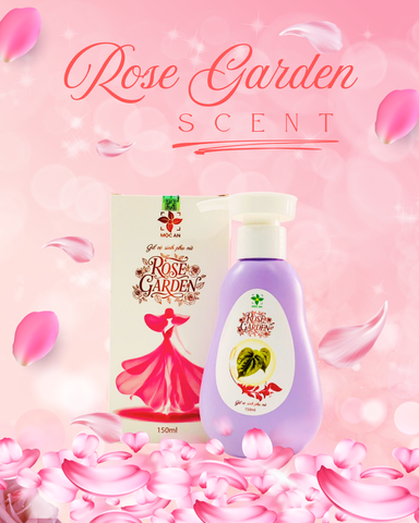 [MUA 1 TẶNG 1] Dung Dịch Vệ Sinh ROSE GARDEN MỘC AN 150ml - Chiết Xuất Lá Trầu Không, Nha Đam, Tía Tô, Bạc Hà - Ngăn Ngừa Viêm Nhiễm, Kháng Khuẩn