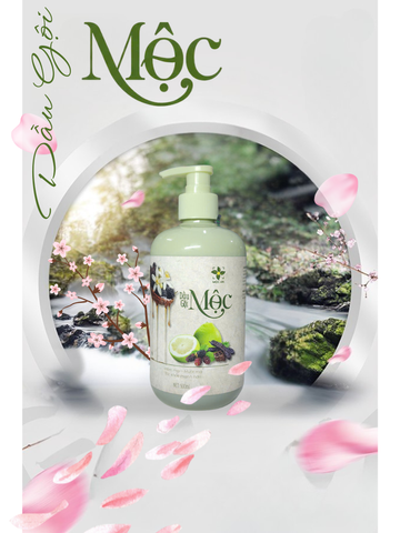 [ MUA 2 TẶNG 1 KHĂN TẮM ] Bộ Dầu Gội Cao Cấp MỘC AN 500ml - Chiết Xuất Dầu Bưởi, Bồ Kết, Hương Nhu, Dâu Tằm - Giúp Tóc Khỏe Mềm Tự Nhiên.