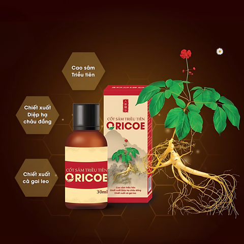 Cốt Sâm Triều Tiên Oricoe 30ml - Tinh Chất Nhân Sâm Bồi Bổ Sức Khỏe, Tăng Cường Đề Kháng, Giảm Mệt Mỏi