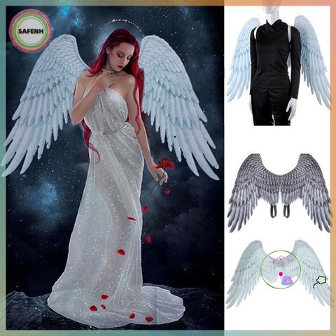 Cánh Thiên Thần và Ác Quỷ Cosplay Safenh - Đạo Cụ Hóa Trang Halloween Cho Người Lớn và Trẻ Em, Quà Tặng Thú Vị