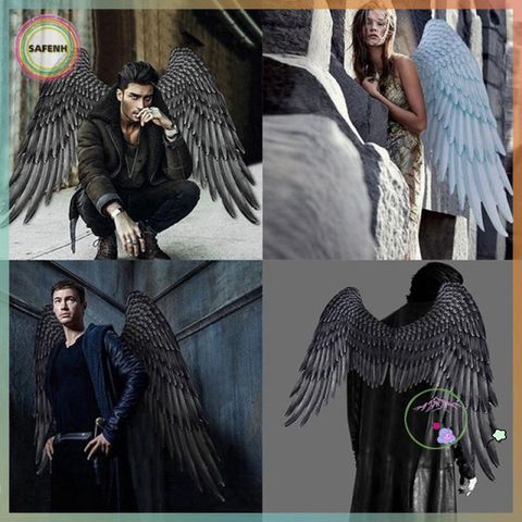 Cánh Thiên Thần và Ác Quỷ Cosplay Safenh - Đạo Cụ Hóa Trang Halloween Cho Người Lớn và Trẻ Em, Quà Tặng Thú Vị