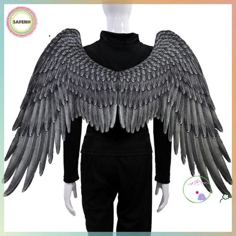 Cánh Thiên Thần và Ác Quỷ Cosplay Safenh - Đạo Cụ Hóa Trang Halloween Cho Người Lớn và Trẻ Em, Quà Tặng Thú Vị