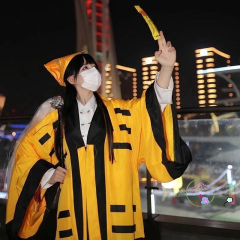 Bộ Trang Phục Cosplay Đạo Sĩ Thái Cực Cho Bé - Hóa Trang Độc Đáo Dịp Halloween, Thời Trang Trẻ Em Kết Hợp Công Nghệ Hiện Đại
