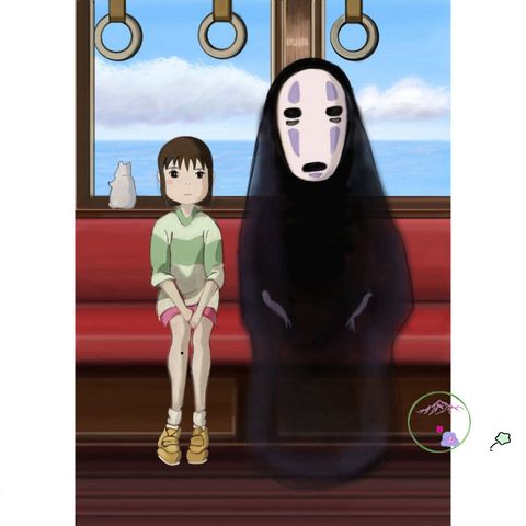Trang phục Vô Diện (Kaonashi) từ Spirited Away - Bộ Cosplay Halloween với áo choàng, mặt nạ và găng tay dài cho trẻ em và người lớn
