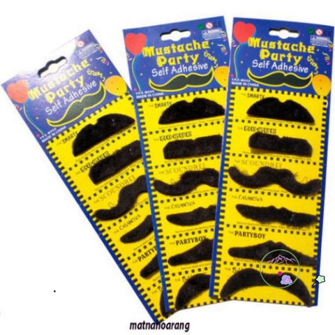 Bộ 12 Cái Râu Giả Hóa Trang - Phụ Kiện Thời Trang Sáng Tạo Cho Nam Nữ, Hoàn Hảo Cho TikTok & Bữa Tiệc Cosplay