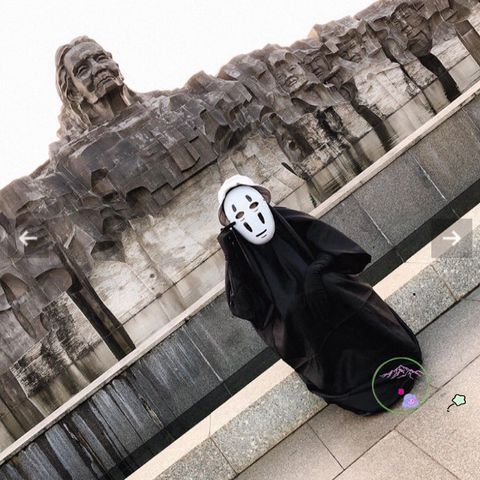 Mặt Nạ Vô Diện Cosplay Halloween - Phụ Kiện Thời Trang Đỉnh Cao, Chất Liệu Cao Cấp, Kích Thước Đa Dạng S/M/L