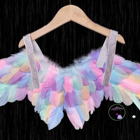 Cánh Thiên Thần và Quỷ Đen Gập Gọn - Phụ Kiện Cosplay Đa Năng Unisex Chất Lượng Cao Cho Halloween và Biểu Diễn Sân Khấu