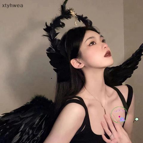 Chiếc Mũ Baroque Lông Vũ Tiara - Phụ Kiện Hóa Trang Thời Thượng Cho Bữa Tiệc và Halloween, Chất Liệu Cao Cấp