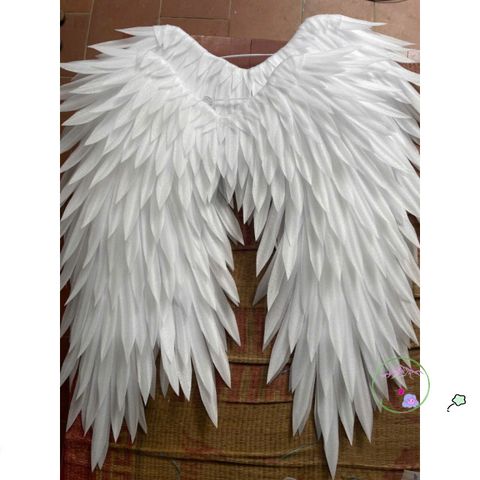 Cánh Thiên Thần Trắng Foam 1m x 1m - Trang Phục Hóa Trang cho Trẻ Em và Người Lớn, Thích Hợp Ngày Hội và Dịp Đặc Biệt