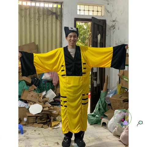 Bộ đồ hóa trang thầy pháp bắt ma - Trang phục cosplay pháp sư, cương thi, Vô Diện cho trẻ em và người lớn - Thời trang Halloween