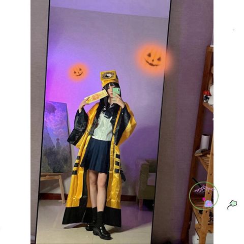 Bộ đồ hóa trang thầy pháp bắt ma - Trang phục cosplay pháp sư, cương thi, Vô Diện cho trẻ em và người lớn - Thời trang Halloween