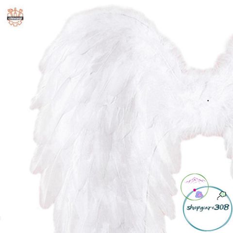 Cánh Thiên Thần Lông Vũ Cho Trẻ Em - Phụ Kiện Hóa Trang Halloween Tuyệt Đẹp Với Dây Đàn Hồi, Thích Hợp Cho Lễ Hội và Cosplay