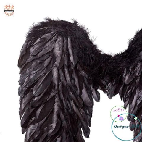 Cánh Thiên Thần Lông Vũ Cho Trẻ Em - Phụ Kiện Hóa Trang Halloween Tuyệt Đẹp Với Dây Đàn Hồi, Thích Hợp Cho Lễ Hội và Cosplay