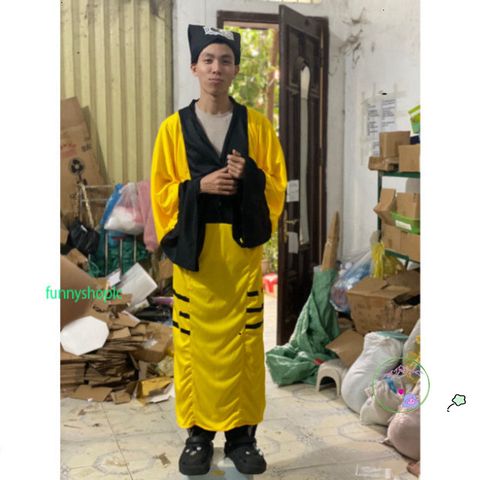 Bộ Trang Phục Pháp Sư Lâm Chánh Anh Độc Đáo - Hóa Trang Đạo Sĩ Nhiều Màu Sắc Cho Người Lớn, Siêu Ngầu, Thích Hợp Dự Tiệc Hóa Trang