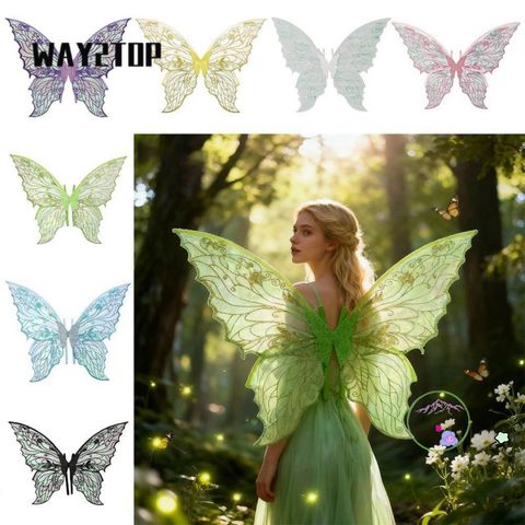 Cánh Thiên Thần Lấp Lánh WAY2TOP - Trang Phục Cosplay Công Chúa Dễ Thương Cho Bé Gái, Chất Liệu Organza Cao Cấp, Nhiều Màu Sắc