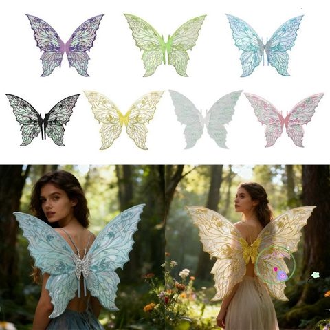 Cánh Thiên Thần Lấp Lánh WAY2TOP - Trang Phục Cosplay Công Chúa Dễ Thương Cho Bé Gái, Chất Liệu Organza Cao Cấp, Nhiều Màu Sắc