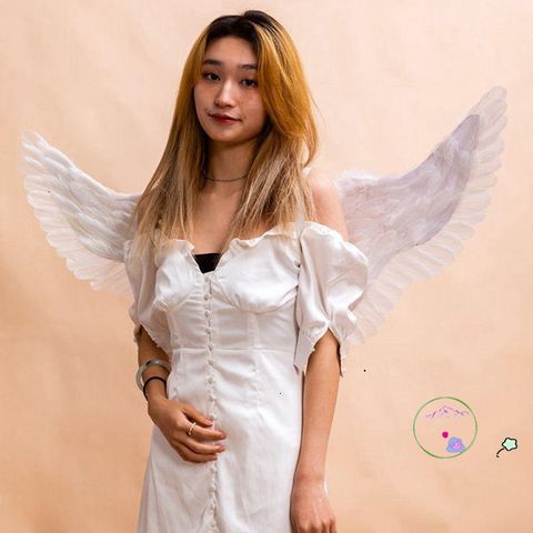 Cánh Lông Vũ Thiên Thần Cosplay - Đạo Cụ Halloween Độc Đáo, Phụ Kiện Nghệ Thuật & Chụp Ảnh, Nhiều Kích Cỡ Khác Nhau