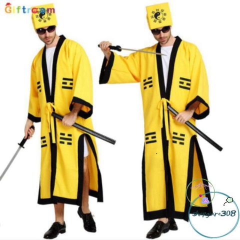 Bộ Trang Phục Pháp Sư và Đạo Sĩ Huyền Bí - Phù Hợp Cho Cosplay, Tiệc Hóa Trang, Chất Liệu Cao Cấp, Thiết Kế Độc Đáo