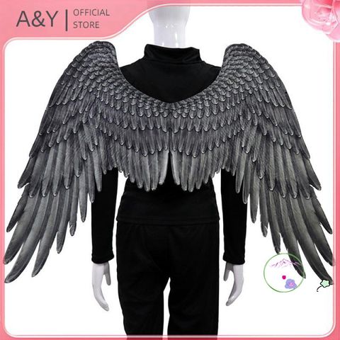 Cánh Thiên Thần Ma Quái Halloween - Đạo Cụ Cosplay cho Người Lớn và Trẻ Em, Thú Vị và Tiện Lợi cho Lễ Hội