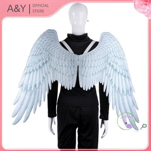 Cánh Thiên Thần Ma Quái Halloween - Đạo Cụ Cosplay cho Người Lớn và Trẻ Em, Thú Vị và Tiện Lợi cho Lễ Hội