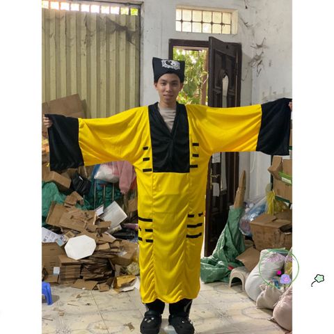 Bộ Trang Phục Pháp Sư Đạo Sĩ Lâm Chánh Anh Độc Đáo - Hóa Trang Đậm Chất Ma Quái Cho Mọi Dịp, Size Người Lớn