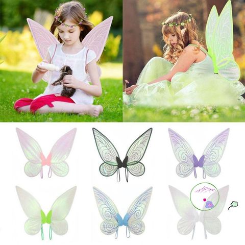 Đôi Cánh Thiên Thần Lấp Lánh - Trang Phục Halloween Cho Bé Gái, Cánh Bướm Độc Đáo, Quà Tặng Tiệc Sinh Nhật, Dễ Thương, Thời Trang Hóa Trang