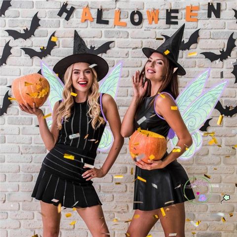 Đôi Cánh Thiên Thần Lấp Lánh - Trang Phục Halloween Cho Bé Gái, Cánh Bướm Độc Đáo, Quà Tặng Tiệc Sinh Nhật, Dễ Thương, Thời Trang Hóa Trang