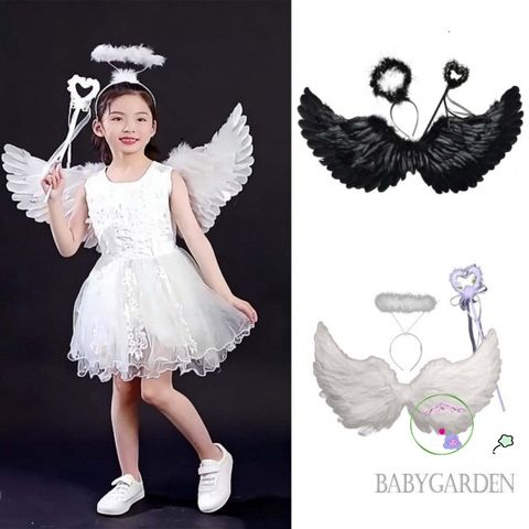 Cánh Thiên Thần Rực Rỡ với Đũa Phép Cổ Tích - Trang Phục Lông Vũ Tuyệt Đẹp cho Trẻ Em và Người Lớn trong Ngày Giáng Sinh