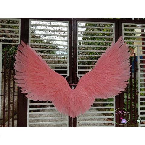 Cánh Thiên Thần Kiểu Ngược - Phụ Kiện Cosplay Size S Độc Đáo Cho Tiệc Halloween và Chụp Ảnh