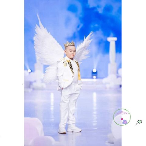 Cánh Thiên Thần Kiểu Ngược - Phụ Kiện Cosplay Size S Độc Đáo Cho Tiệc Halloween và Chụp Ảnh