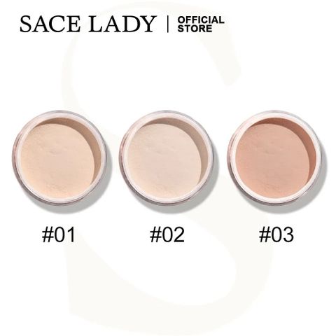Phấn Phủ SACE LADY Tone 02 Natural Beige - Phấn Kiềm Dầu, Che Phủ Hiệu Quả, Kháng Nước - 10g Mỹ Phẩm Trang Điểm Tự Nhiên