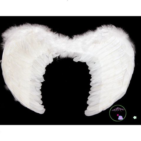 Cánh Thiên Thần Cosplay Đen/Trắng/Hồng - Hóa Trang Độc Đáo Cho Halloween, Cánh Lông Vũ Dành Cho Người Lớn Trẻ Em