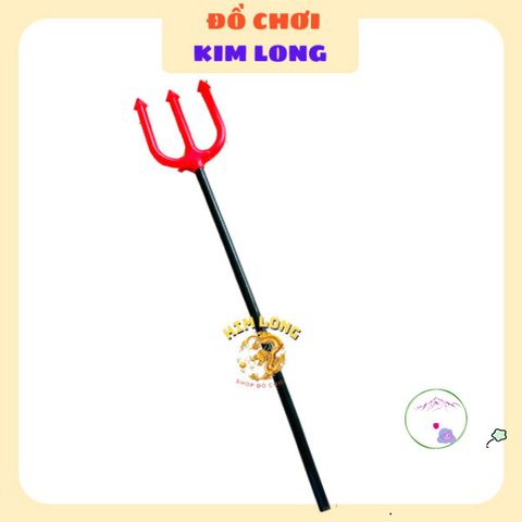 Bộ Phụ Kiện Hóa Trang Halloween - Cánh Thiên Thần Đen, Sừng Đỏ và Cây 3 Chĩa Ma Quái Cho Trang Phục Hoàn Hảo
