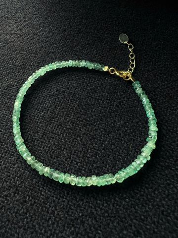 Vòng Tay Ngọc Lục Bảo Cắt Giác Thật - Vẻ Đẹp Sang Trọng, Phong Thủy, Màu Xanh Trong Vắt, Quà Tặng Ý Nghĩa
