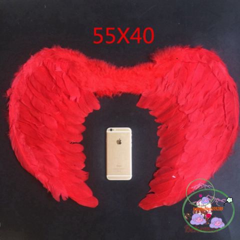 Bộ trang phục thiên thần Halloween - Đôi cánh lông vũ trắng và băng đô lông vũ cho hóa trang thú vị và phong cách cosplay